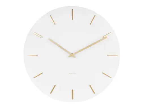 Karlsson Wanduhr Charm small white